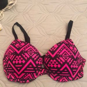 Pink bra